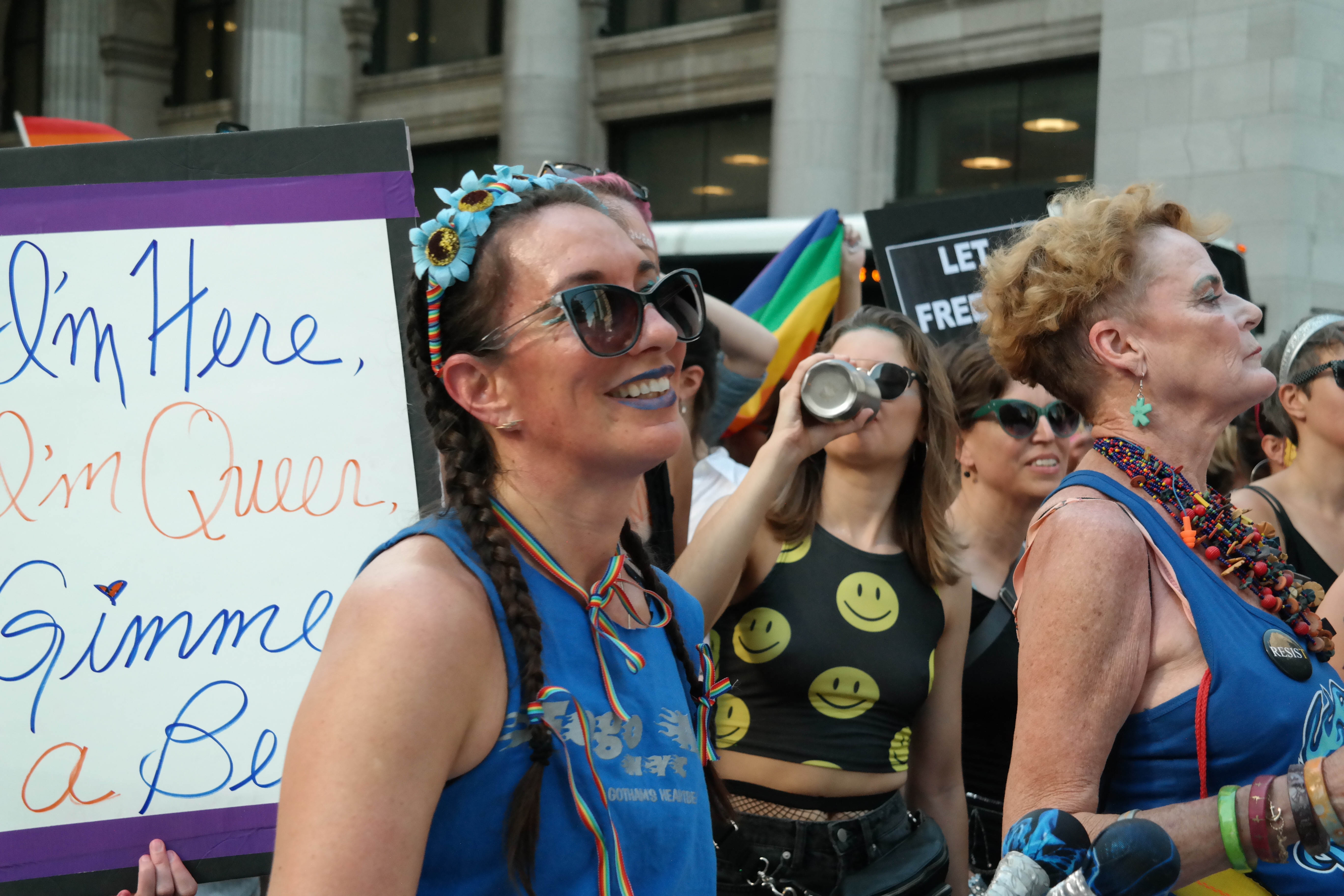 Queer dyke power rocked on at the 25th Annual NYC Dyke March!! 