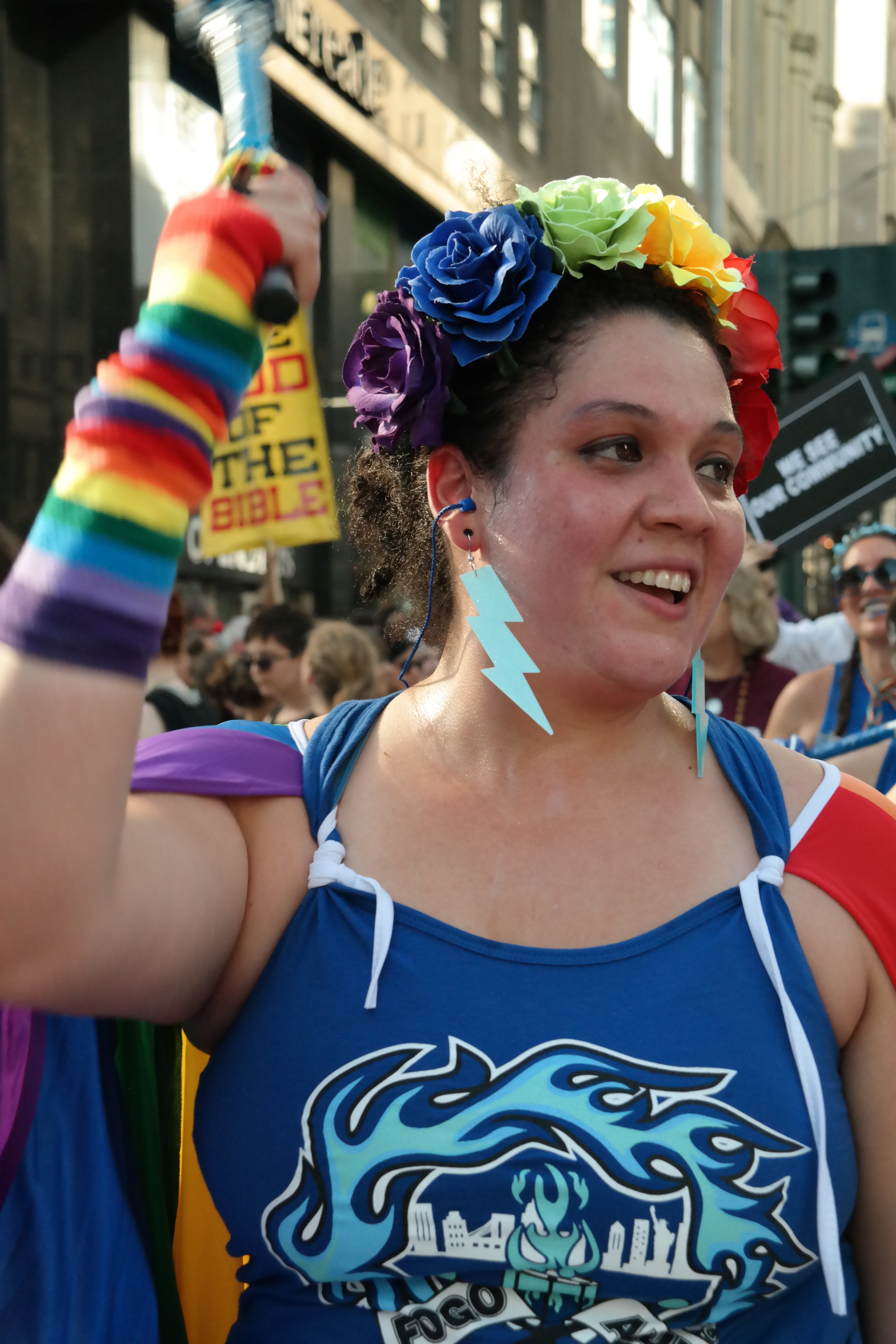 Queer dyke power rocked on at the 25th Annual NYC Dyke March!! 