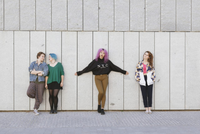 A group of young queer people