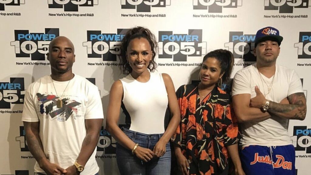 Janet Mock and "The Breakfast Club" hosts