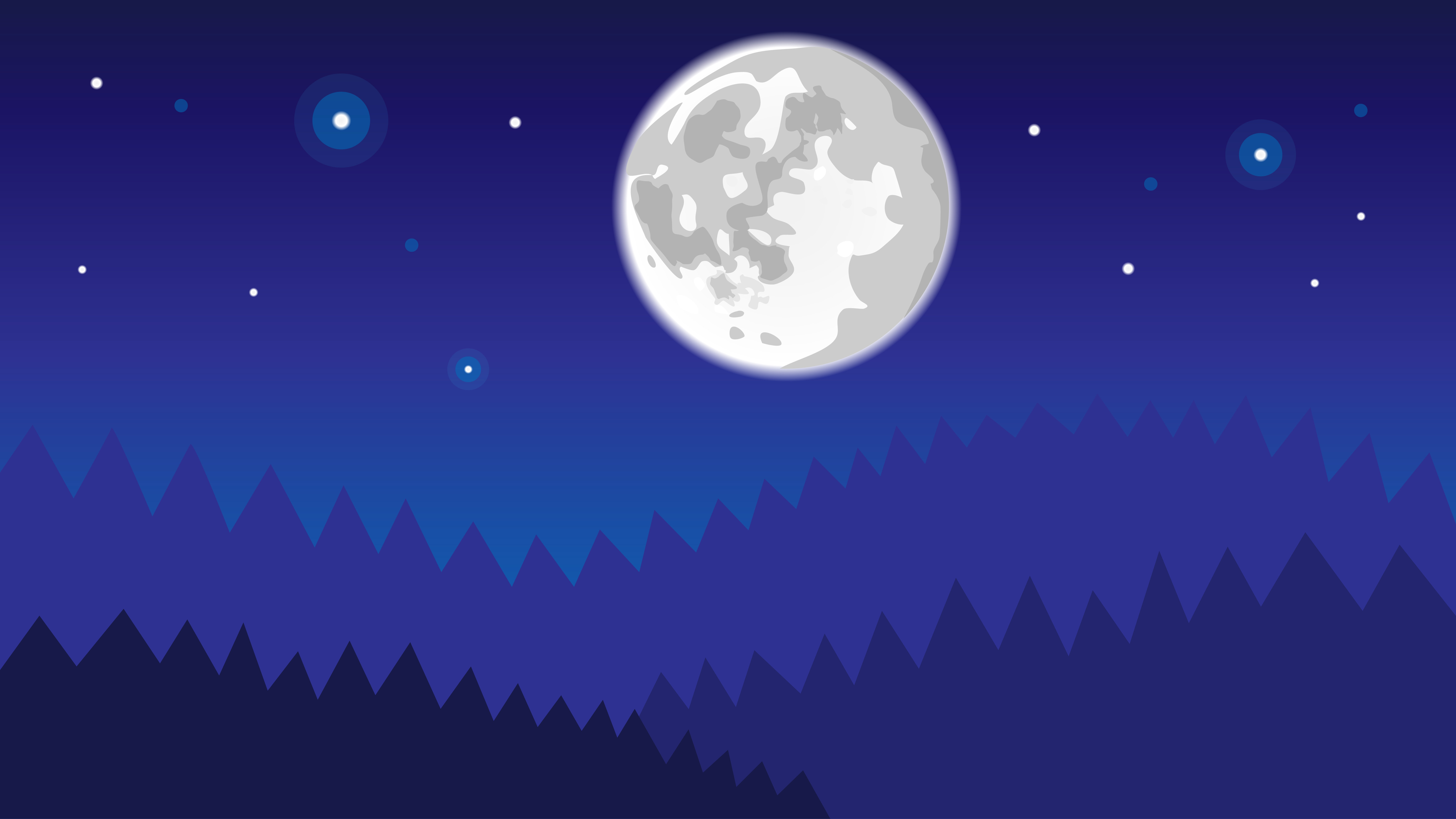 Full moon animation