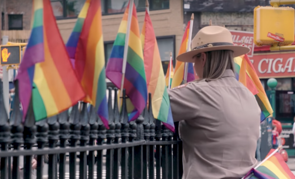 Park Service Ranger At Stonewall