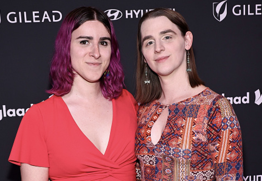 Zooey Zephr and Erin Reed attend the GLAAD Media Awards in NYC