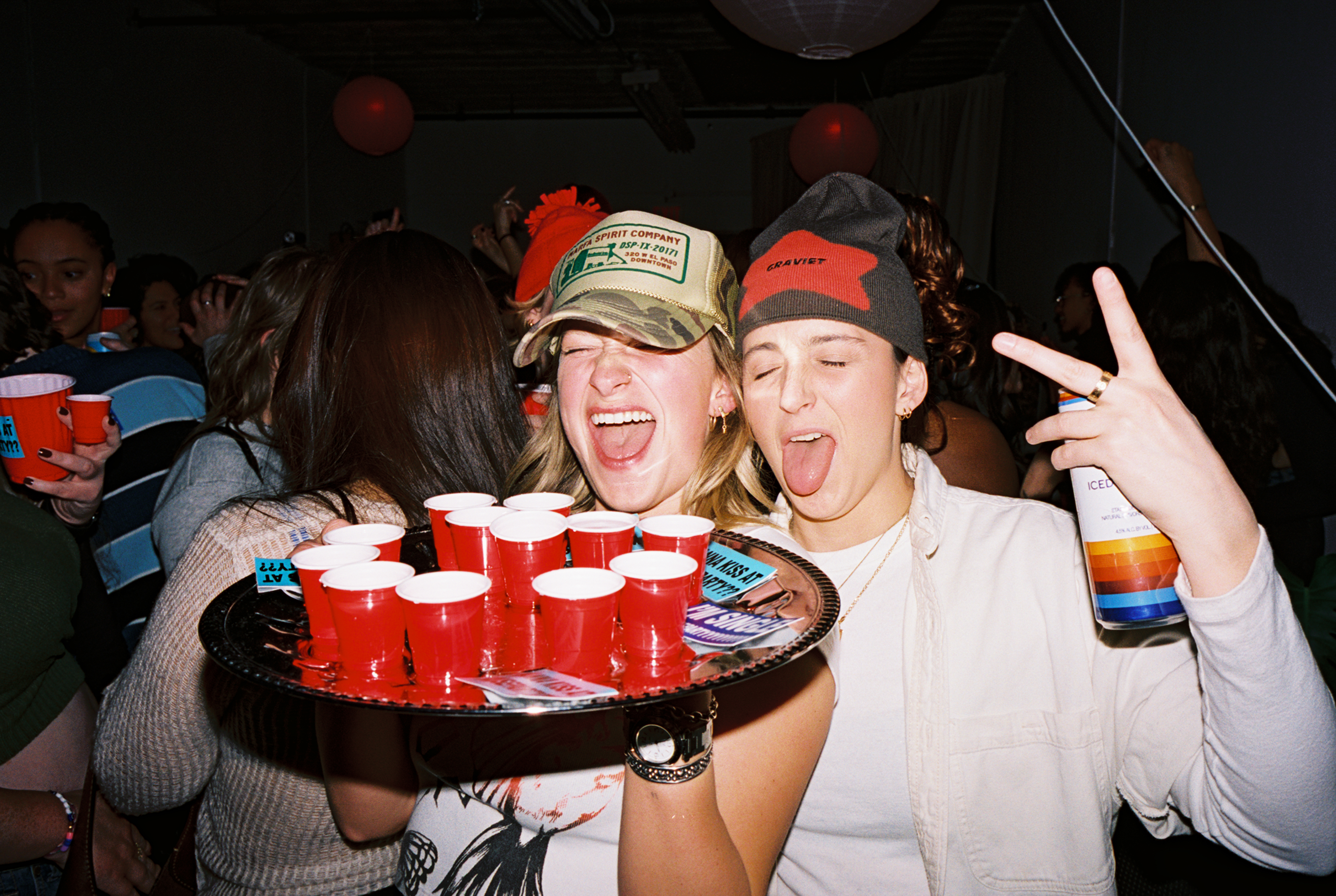 Caroline Hetzel and Emma DiMarco pose for the camera. Photo Courtesy of House Party.