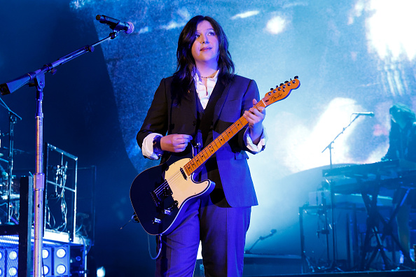 Lucy Dacus of boygenius performs at Madison Square Garden in 2023