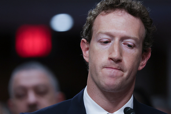 Mark Zuckerberg, CEO of Meta testifies before the Senate Judiciary Committee on January 31, 2024