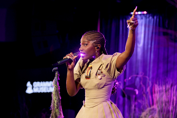 Doechii performs at Grammy Museum LA