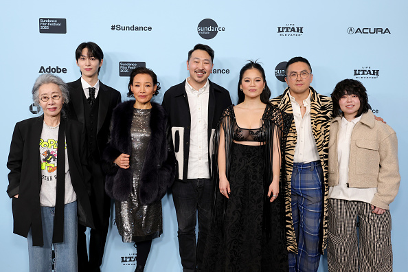 Cast members of 'The Wedding Banquet' during 2025 Sundance Film Festival