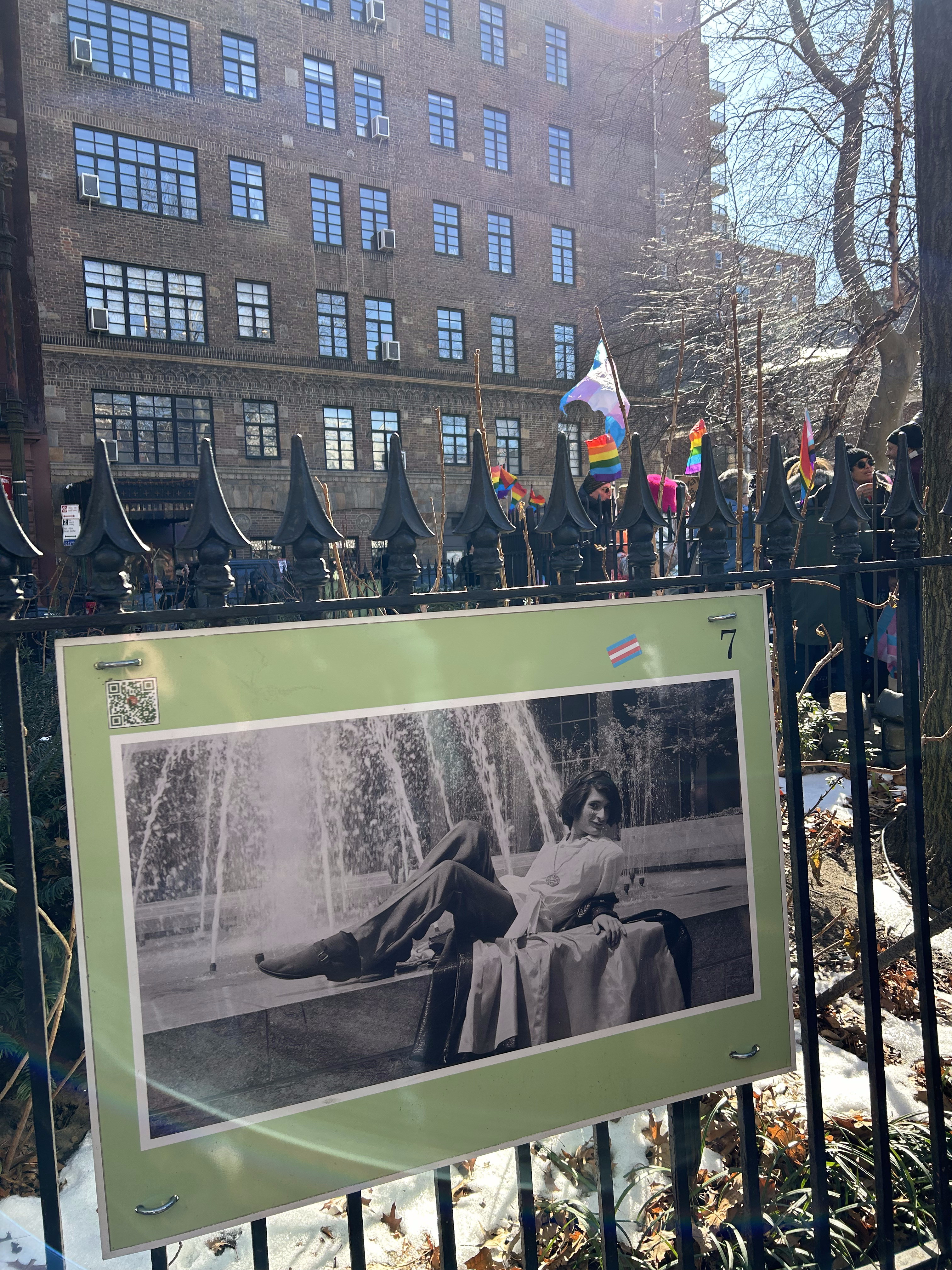 Stonewall National Monument protest 2.14.2025