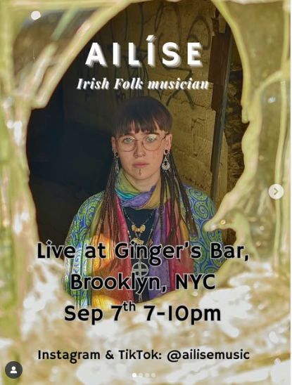 AILISE: Irish Folk Musician - Live at Ginger's - GO Magazine