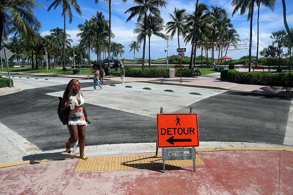 Miami Beach crosswalk
