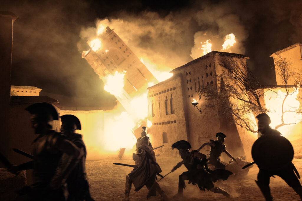 The sacking of Troy. Photo courtesy of Universal Pictures

