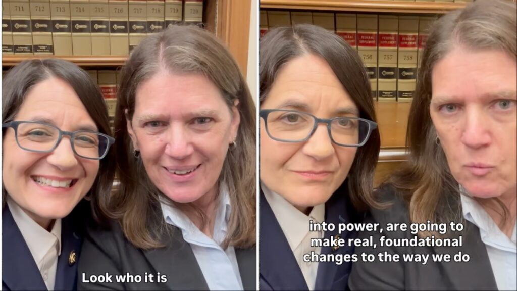 Trump’s Lesbian Niece Teams Up with Out Rep. Becca Balint on How to Give Voters Hope: Video