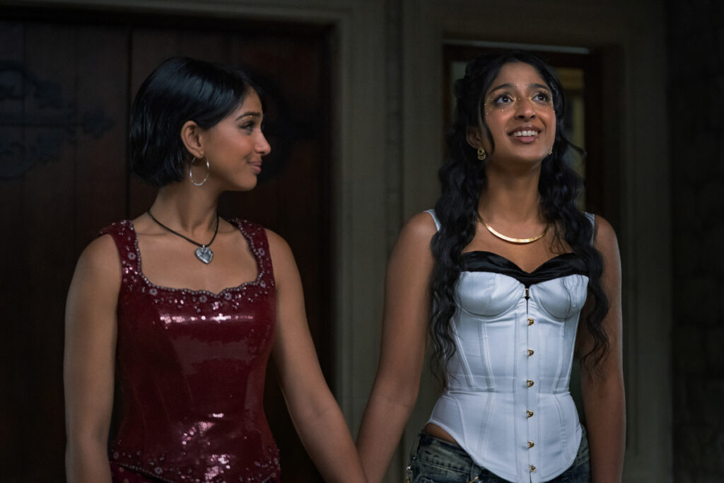 Priyanka Kedia and Maitreyi Ramakrishnan in 'Best of the Best.' Photo credit Emily V. Aragones/Netflix