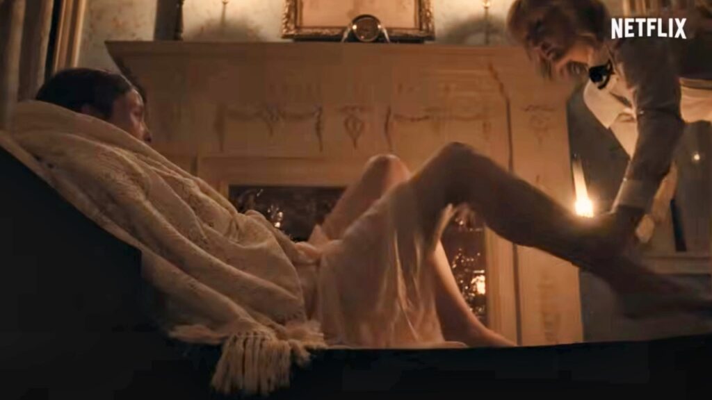 Ella Beatty and Vicky Krieps in 'Monster: The Lizzie Borden Story.' Photo Courtesy of Netflix