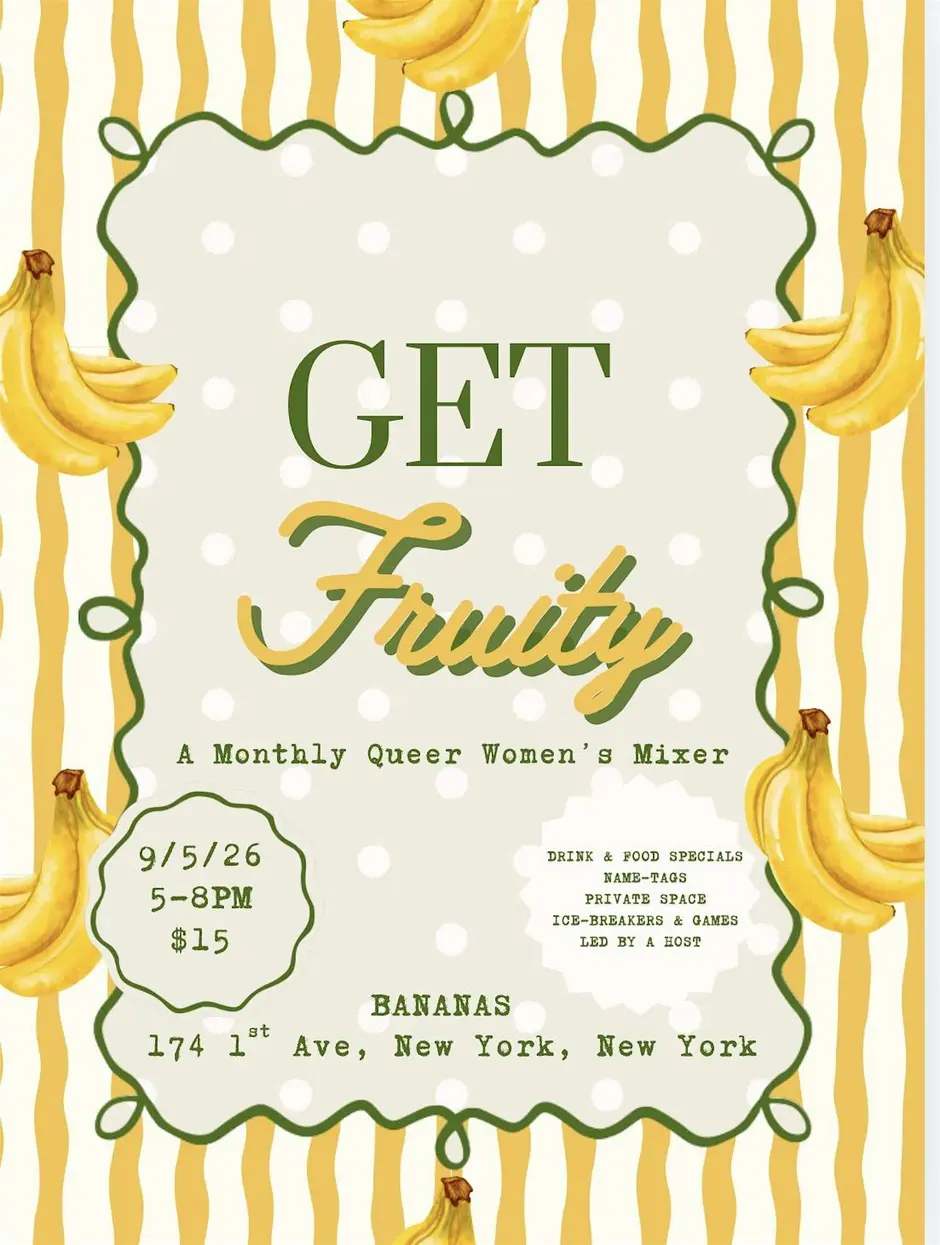 Get Fruity: Queer Women’s Mixer