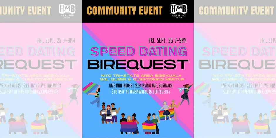 Bisexual+ Speed Dating hosted by BiRequest