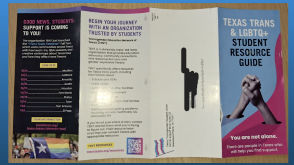 Texas Trans Rights Group Says They Weren’t Behind Pamphlets Causing Right-Wing Backlash