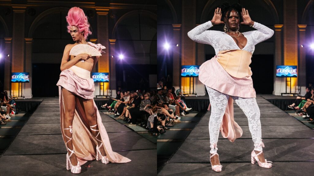 LLESSUR on the runway. Photos by Zenobia Philipp.