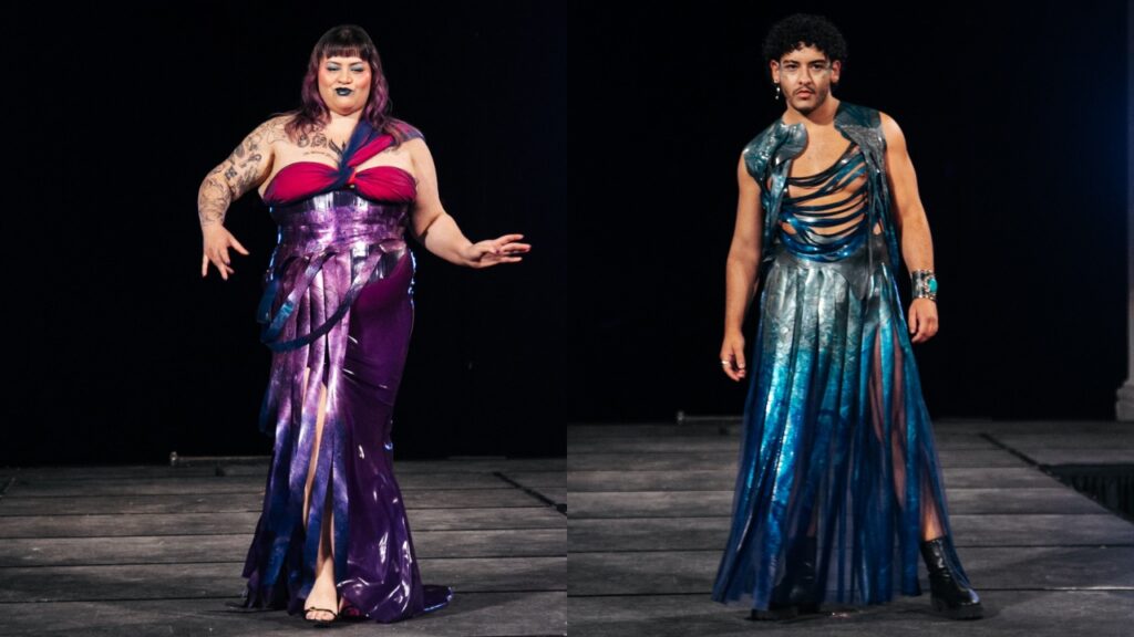 ROSE NOIR on the runway. Photos by Zenobia Philipp.