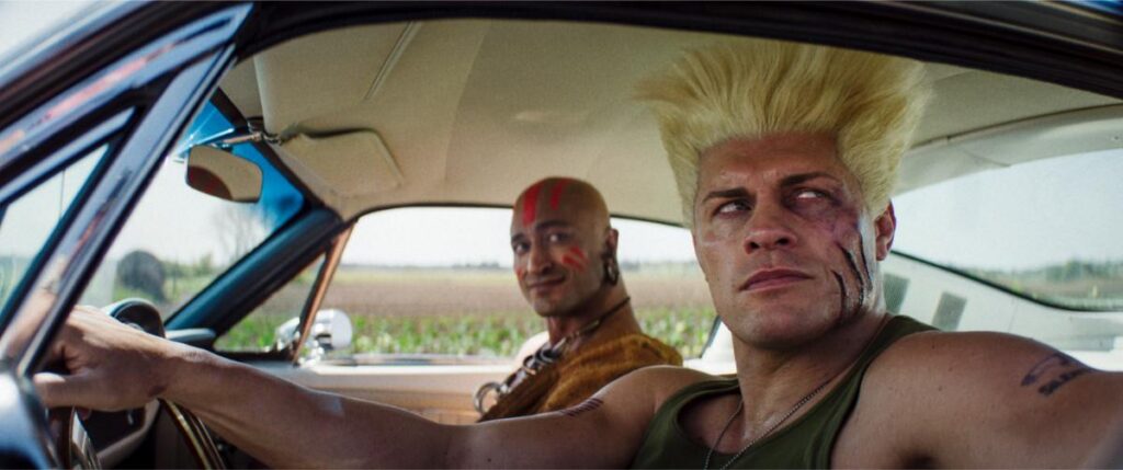 Vidyut Jammwal, left, and Cody Rhodes star in “STREET FIGHTER.” Photo courtesy of Paramount Pictures