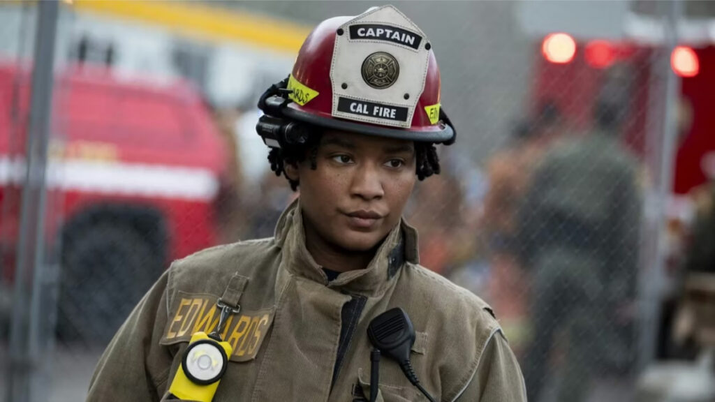 Jules Latimer as Eve Edwards in 'Fire Country' Photo by Sergei Bachlakov/CBS