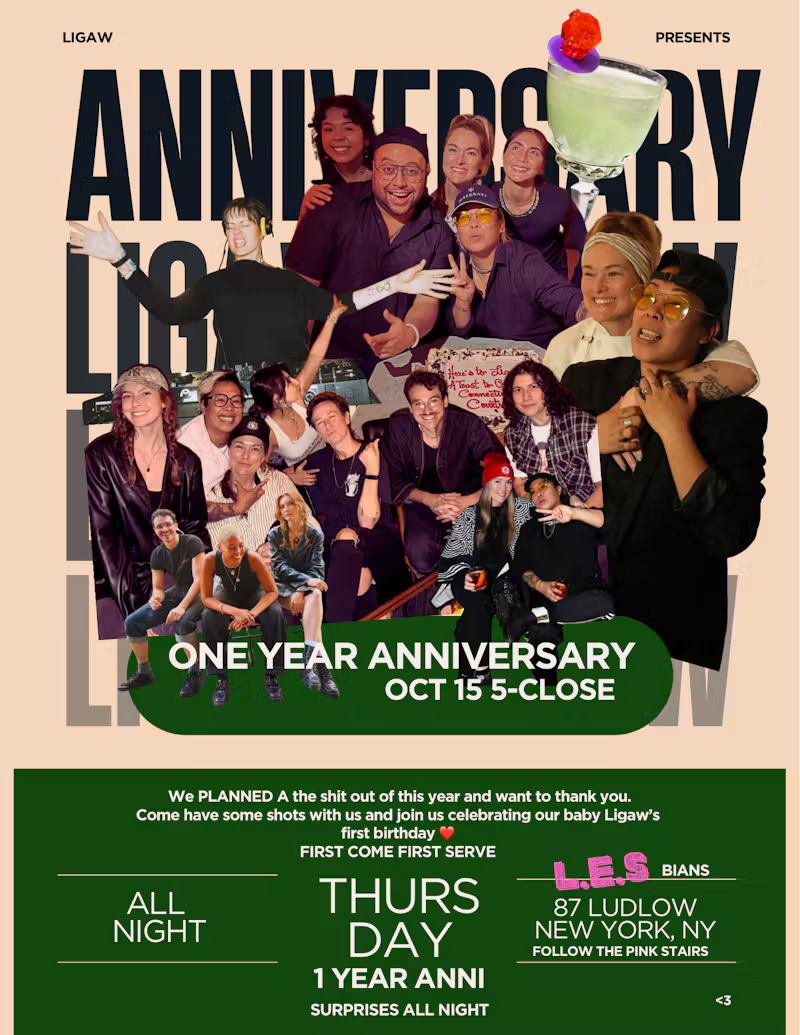 Ligaw’s One Year Anniversary